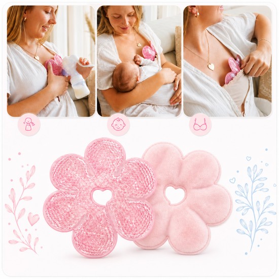 Babyono kompresai gėliniai krūtims šildo vėsina 2 vnt 1 Babyono kompresai gėliniai krūtims šildo vėsina 2 vnt 1
