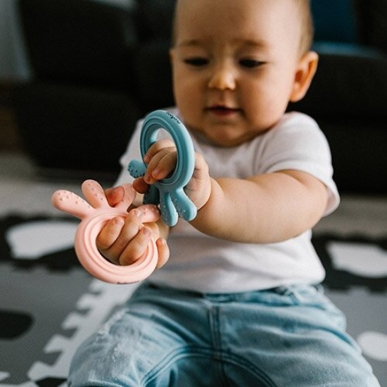 BabyOno kramtukas silikoninis aštuonkojis mėtinis 826/02 BabyOno kramtukas silikoninis aštuonkojis mėtinis 826/02