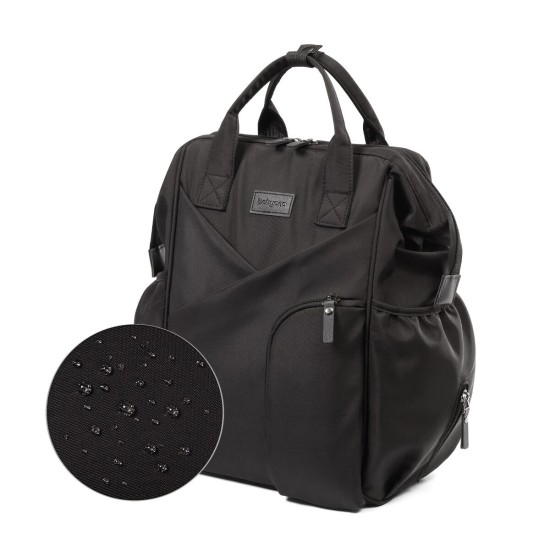 Babyono mamos kuprinė MODERN STYLE juoda 1649/01 Babyono mamos kuprinė MODERN STYLE juoda 1649/01