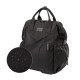 Babyono mamos kuprinė MODERN STYLE juoda 1649/01 Babyono mamos kuprinė MODERN STYLE juoda 1649/01