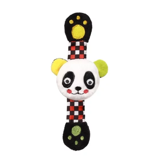 BabyOno minkštas barškutis ant rankos C-MORE, panda BabyOno minkštas barškutis ant rankos C-MORE, panda