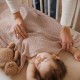 Babyono pledas megztas bambukinis rudas 1673/03