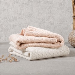 Babyono pledas merino vilnos šviesiai Baltas 1648/03