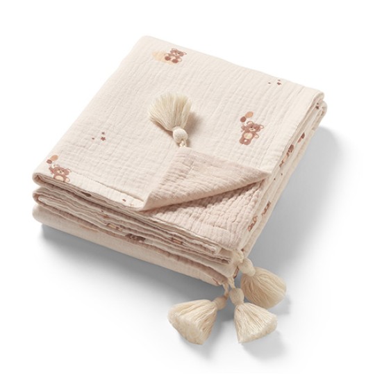 Babyono pledas muslino kreminis 1566/02