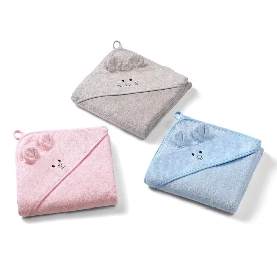 BabyOno rankšluostis su gobtuvu bambukinis 100x100 pilkas 1553/03 BabyOno rankšluostis su gobtuvu bambukinis 100x100 pilkas 1553/03