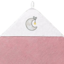 BabyOno rankšluostis su gobtuvu frotinis 100x100, rožinis TERRY, 142/10