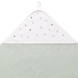 BabyOno rankšluostis su gobtuvu frotinis 100x100, šviesiai pilkas TERRY, 142/11