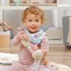 BabyOno seilinukas-šalikas 2 vnt., gėlės, 879/16 BabyOno seilinukas-šalikas 2 vnt., gėlės, 879/16