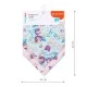 BabyOno seilinukas-šalikas 2 vnt., gėlės, 879/16 BabyOno seilinukas-šalikas 2 vnt., gėlės, 879/16
