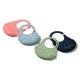 BabyOno seilinukas silikoninis, rožinis, širdelės, 829/04 BabyOno seilinukas silikoninis, rožinis, širdelės, 829/04