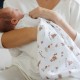 BabyOno vystyklai medvilniniai 3 vnt raudoni 348/18 BabyOno vystyklai medvilniniai 3 vnt raudoni 348/18