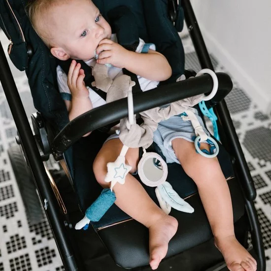 Babyono žaislas vežimėlio auto kėdutės meškėnas 1579 Babyono žaislas vežimėlio auto kėdutės meškėnas 1579
