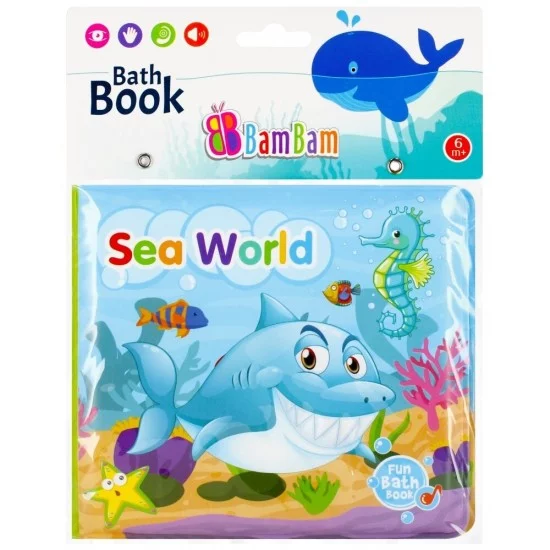 BamBam maudynių knygelė jūros pasaulis 432483 BamBam maudynių knygelė jūros pasaulis 432483