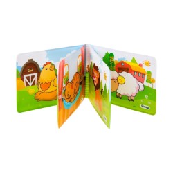 Bocioland minkšta ugdomoji knygutė cipsianti, karvutė, BL010