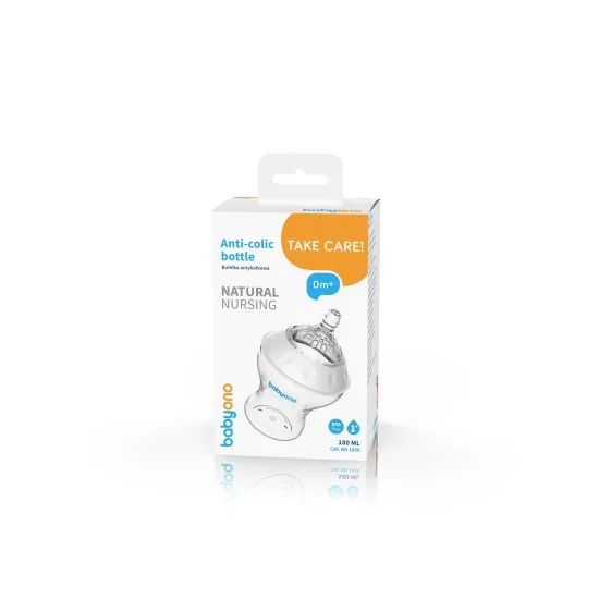 Dieglių nesukeliantis buteliukas NATURAL NURSING 180 ml