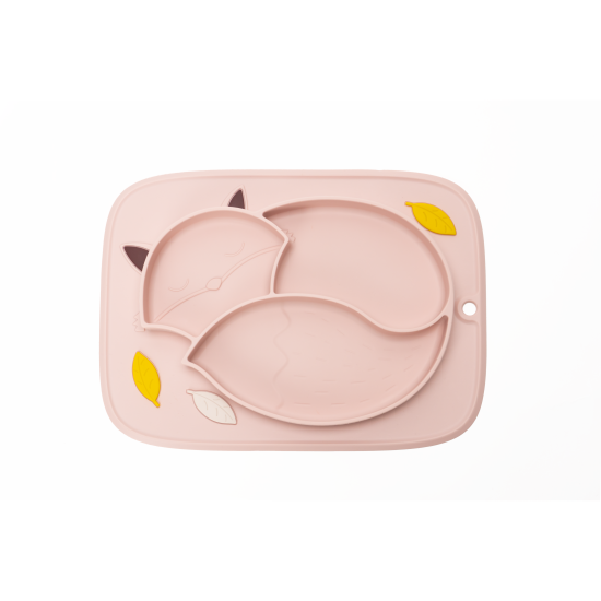 InnoGiO lėkštutė silikoninė neslystanti rožinė GIOfresh GIO-900PINK InnoGiO lėkštutė silikoninė neslystanti rožinė GIOfresh GIO-900PINK