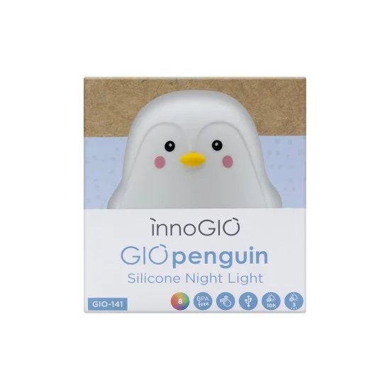 InnoGiO naktinė lempa pingvinas GIO-141 InnoGiO naktinė lempa pingvinas GIO-141