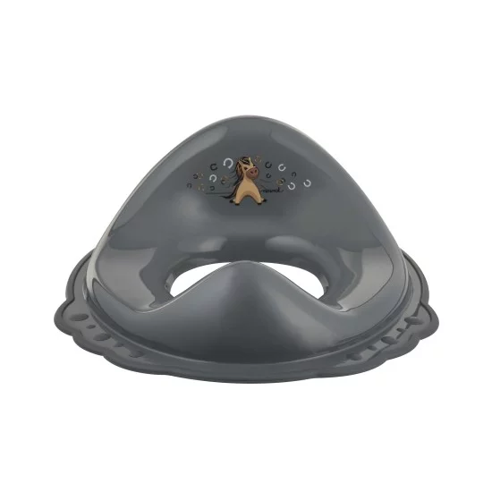 Maltex neslystanti klozeto sėdynė Minimal tamsiai pilka pilkos gumytės 7220_90 Maltex neslystanti klozeto sėdynė Minimal tamsiai pilka pilkos gumytės 7220_90