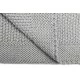 Sensillo pledas megztas, medvilninis, 100x80, pilkas, 4323 Sensillo pledas megztas, medvilninis, 100x80, pilkas, 4323