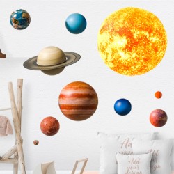 SIPO lipdukas sienoms  planetos 91x72cm WS63039