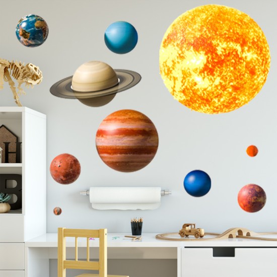 SIPO lipdukas sienoms  planetos 91x72cm WS63039