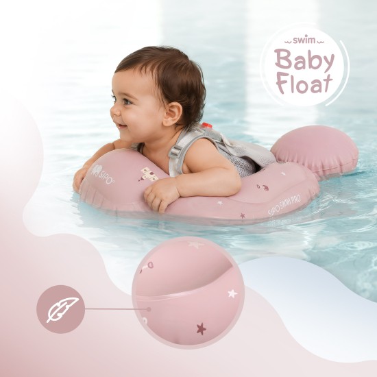 SIPO pripučiamas plaukimo ratas kūdikiams vaikams 6-36 m 11–18kg rožinis SWM101TR
