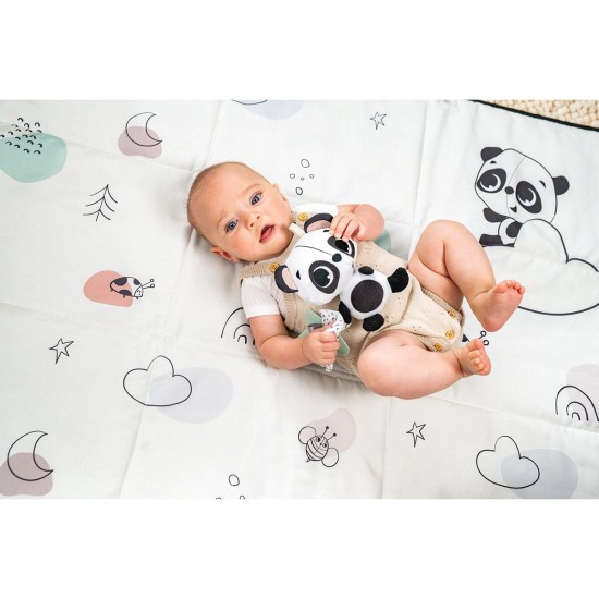 Tiny Love žaislas pakabinamas panda juoda balta Tiny Love žaislas pakabinamas panda juoda balta