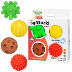 Tullo lavinamieji kamuoliukai be skilutės kūdikiui 4 vnt  804