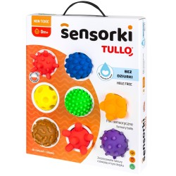 Tullo lavinamieji kamuoliukai be skilutės kūdikiui 8 vnt  802