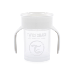 Twistshake buteliukas 360 nuo 6mėn baltas 78931