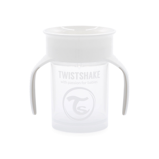 Twistshake buteliukas 360 nuo 6mėn baltas 78931 Twistshake buteliukas 360 nuo 6mėn baltas 78931