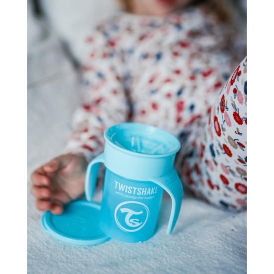 Twistshake buteliukas 360 nuo 6mėn mėlynas 78929 Twistshake buteliukas 360 nuo 6mėn mėlynas 78929
