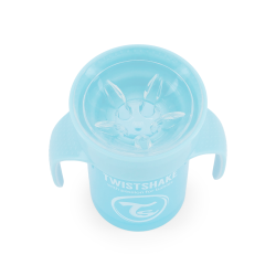 Twistshake buteliukas 360 nuo 6mėn mėlynas 78929