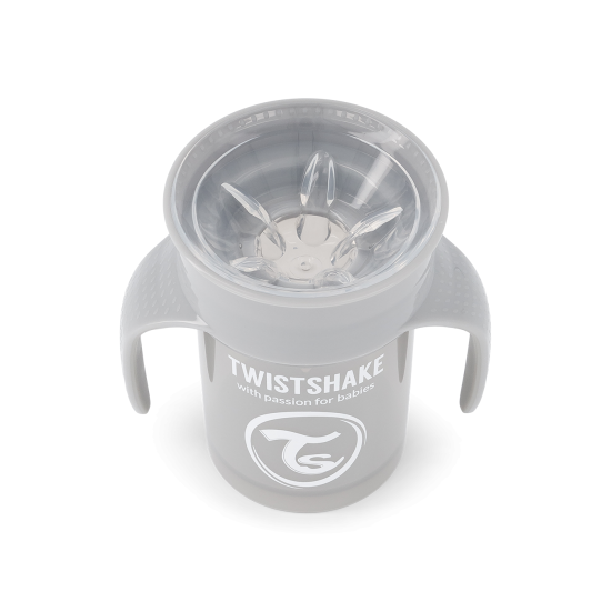 Twistshake buteliukas 360 nuo 6mėn pilkas 78930 Twistshake buteliukas 360 nuo 6mėn pilkas 78930