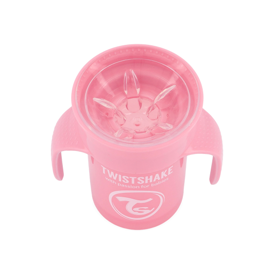Twistshake buteliukas 360 nuo 6mėn rožinis 78928 Twistshake buteliukas 360 nuo 6mėn rožinis 78928