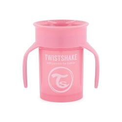 Twistshake buteliukas 360 nuo 6mėn rožinis 78928