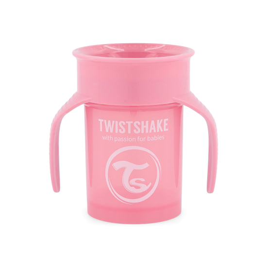 Twistshake buteliukas 360 nuo 6mėn rožinis 78928 Twistshake buteliukas 360 nuo 6mėn rožinis 78928