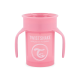 Twistshake buteliukas 360 nuo 6mėn rožinis 78928 Twistshake buteliukas 360 nuo 6mėn rožinis 78928
