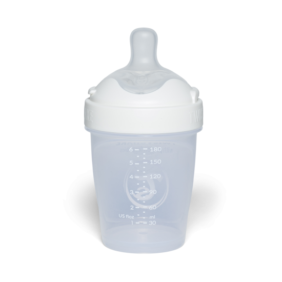 Twistshake buteliukas antikolikinis Pro Double 180ml baltas 79011