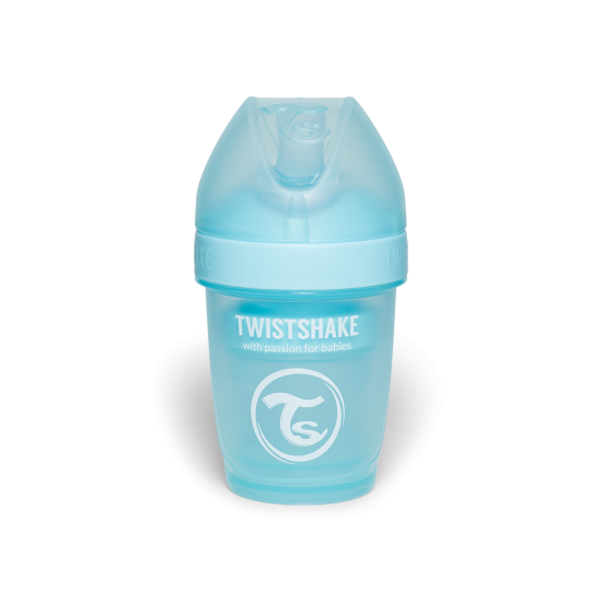 Twistshake buteliukas antikolikinis Pro Double 180ml mėlynas 79009 Twistshake buteliukas antikolikinis Pro Double 180ml mėlynas 79009