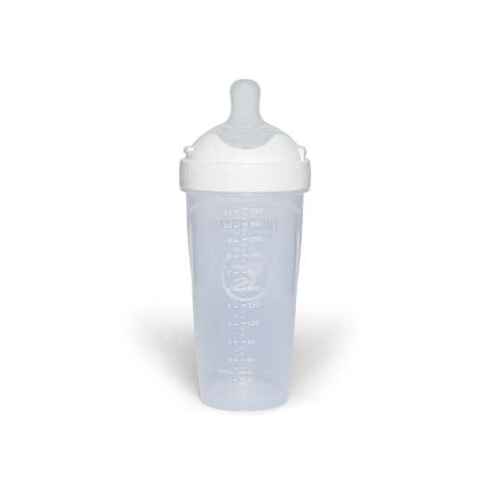 Twistshake buteliukas antikolikinis Pro Double 330ml baltas 79043