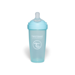 Twistshake buteliukas antikolikinis Pro Double 330ml mėlynas 79041