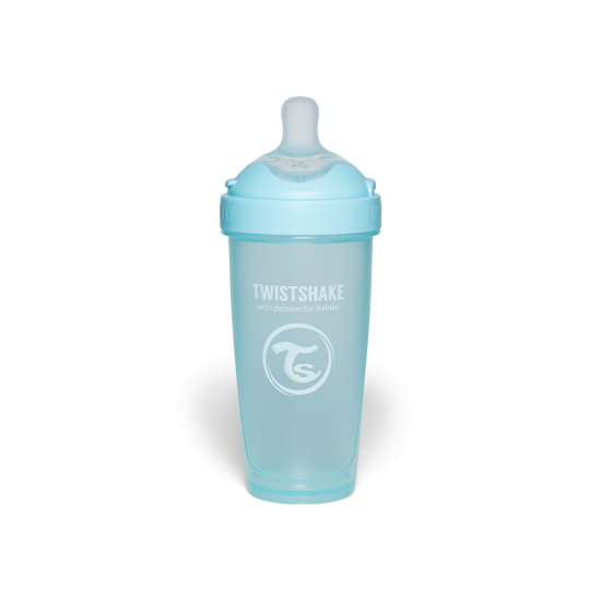 Twistshake buteliukas antikolikinis Pro Double 330ml mėlynas 79041