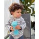 Twistshake buteliukas su šiaudeliu 360 ml nuo 6mėn mėlynas 78589