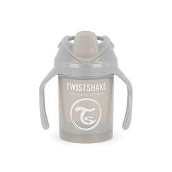Twistshake puodelis mini pilkas nuo 4mėn 230 ml 78272