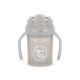 Twistshake puodelis mini pilkas nuo 4mėn 230 ml 78272
