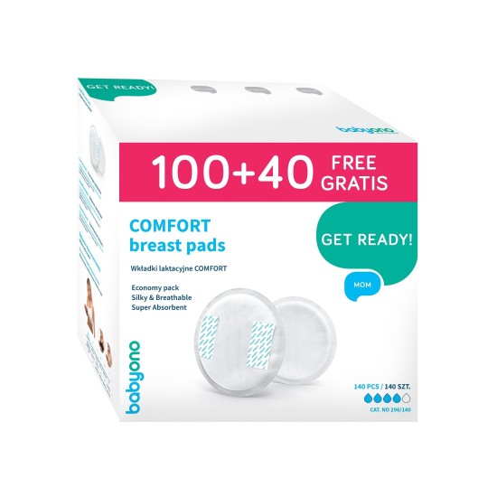 BabyOno įdėklai į liemenėlę COMFORT,140 vnt (pažeista pakuotė)