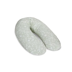 CebaBaby maitinimo pagalvė dżersej multi gėlės žalsva W-880-000-742