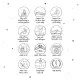CebaBaby maitinimo pagalvė dżersej multi, lapeliai rudi, W-741-000-746 CebaBaby maitinimo pagalvė dżersej multi, lapeliai rudi, W-741-000-746