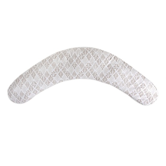CebaBaby maitinimo pagalvė dżersej multi lapeliai rudi W-880-000-746